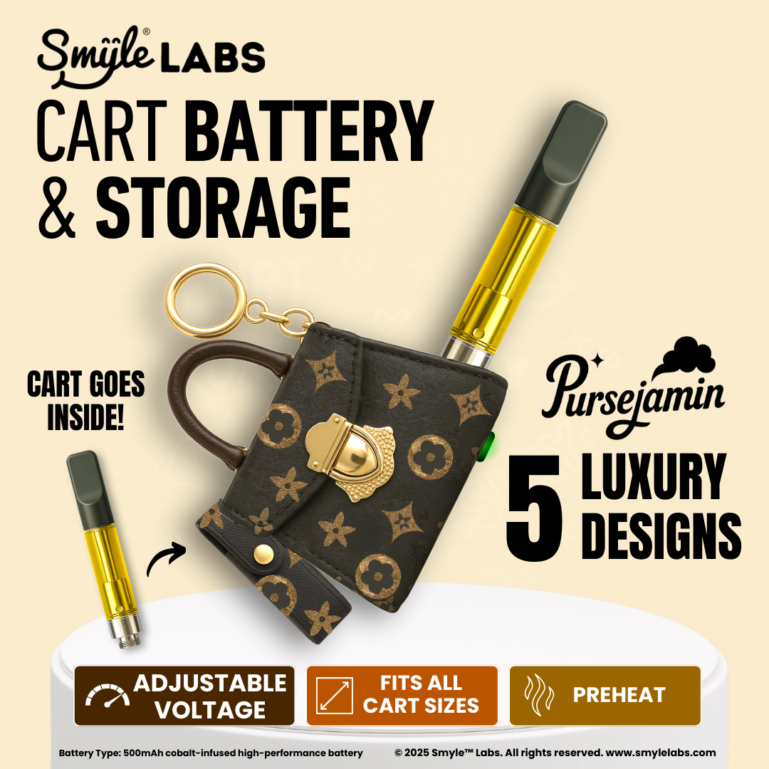 Smyle Labs Pursejamin 510 Thread Vape Cart Battery