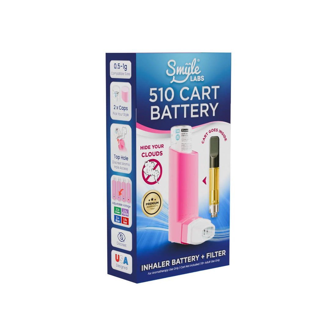 Smyle Labs Inhaler 510 Thread Vape Cart Battery