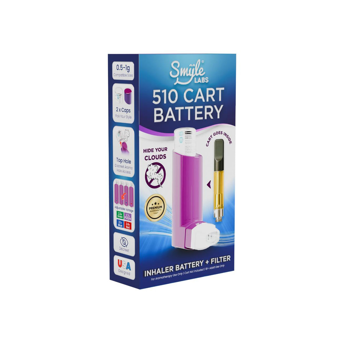 Smyle Labs Inhaler 510 Thread Vape Cart Battery