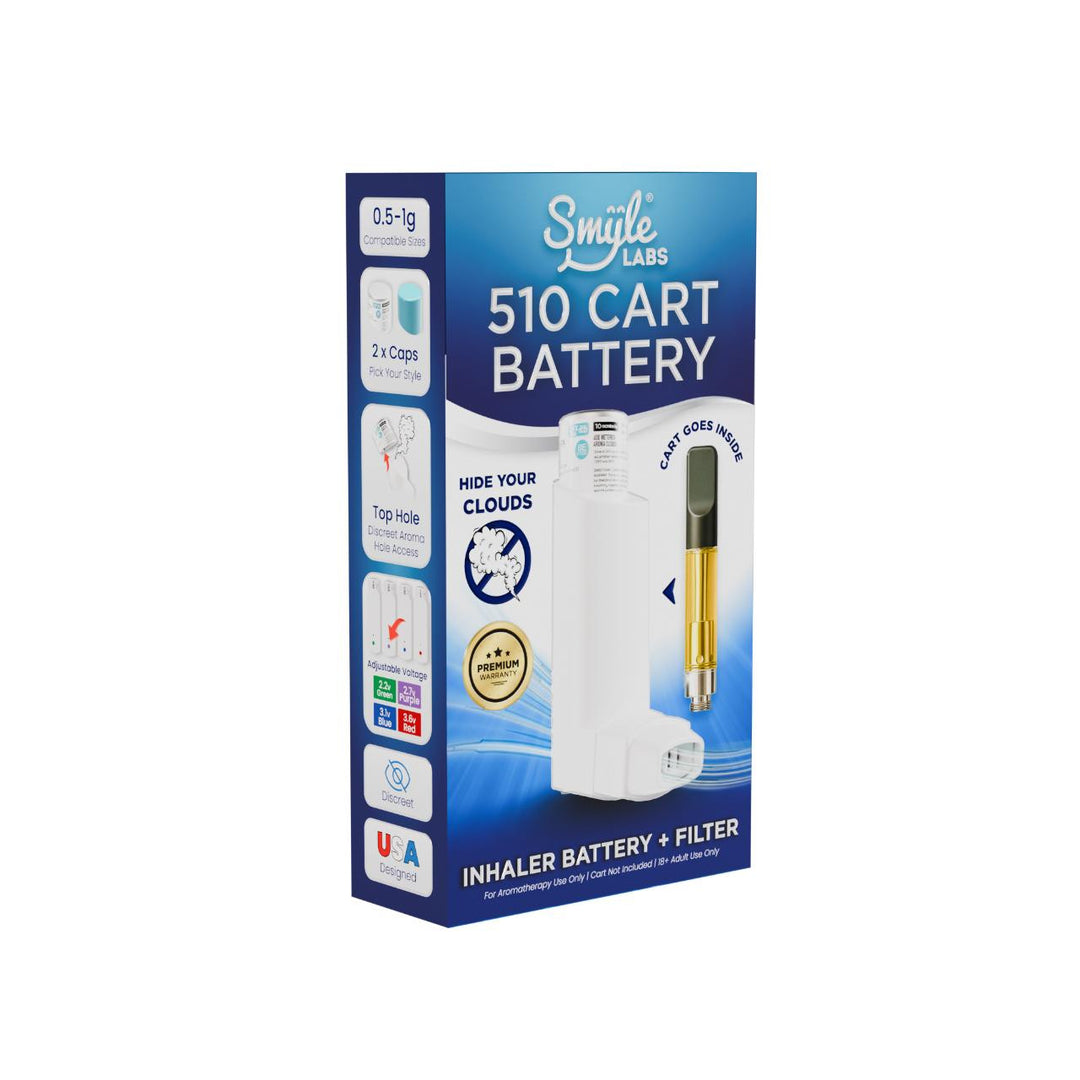 Smyle Labs Inhaler 510 Thread Vape Cart Battery