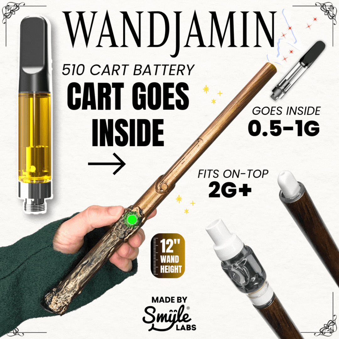 Smyle Labs Wandjamin 510 Thread Vape Cart Battery