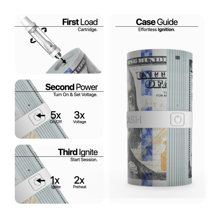 Yocan Black Cash 510 Thread Vape Cart Battery