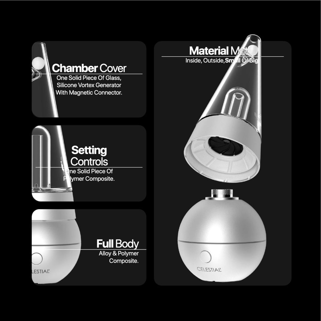 Yocan Black Celestial 2 Electric Dab Rig Vaporizer