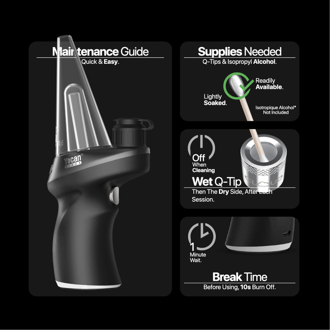 Yocan Black Phaser Max 2 Dab Pen Concentrate Vaporizer