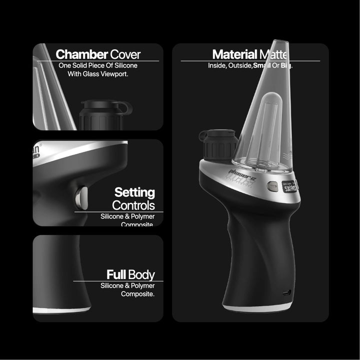 Yocan Black Phaser Max 2 Dab Pen Concentrate Vaporizer