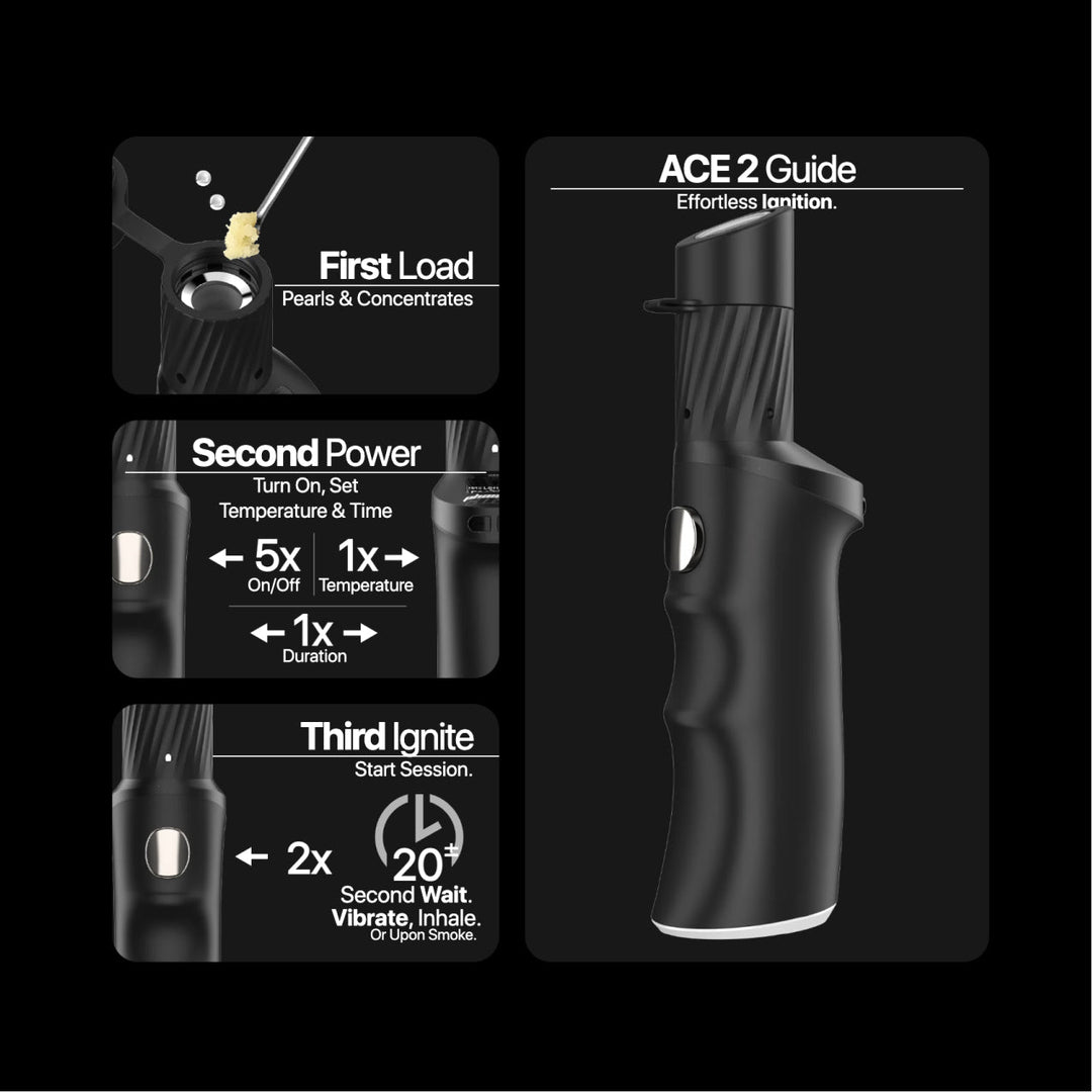 Yocan Black Phaser Ace 2 Dab Pen Concentrate Vaporizer
