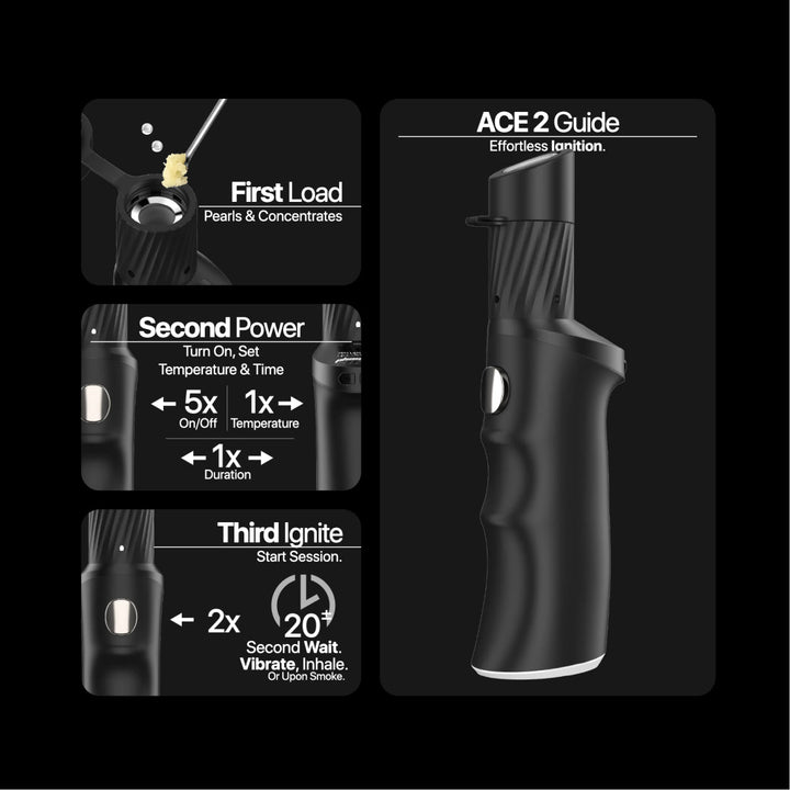 Yocan Black Phaser Ace 2 Dab Pen Concentrate Vaporizer