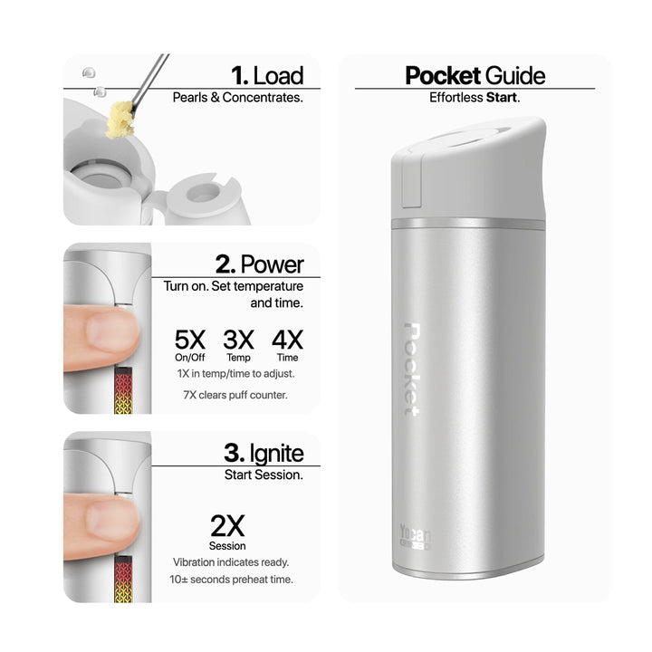 Yocan Black Pocket Portable Dab Pen Vaporizer