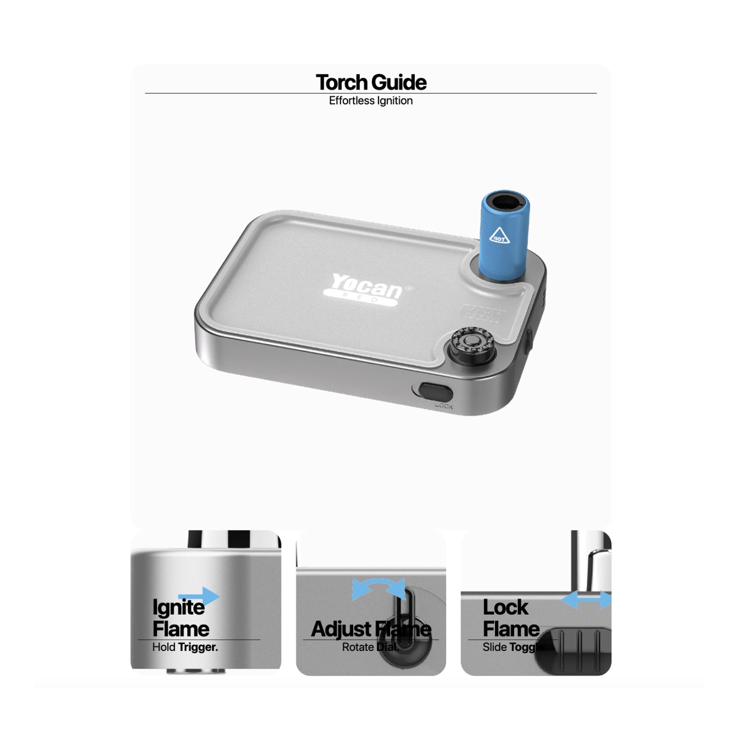 Yocan Red Slate Dab Torch – Vape Batt