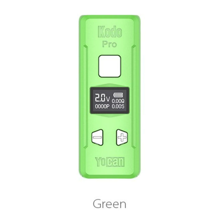 Yocan Kodo Pro 510 Thread Vape Cart Battery in Green