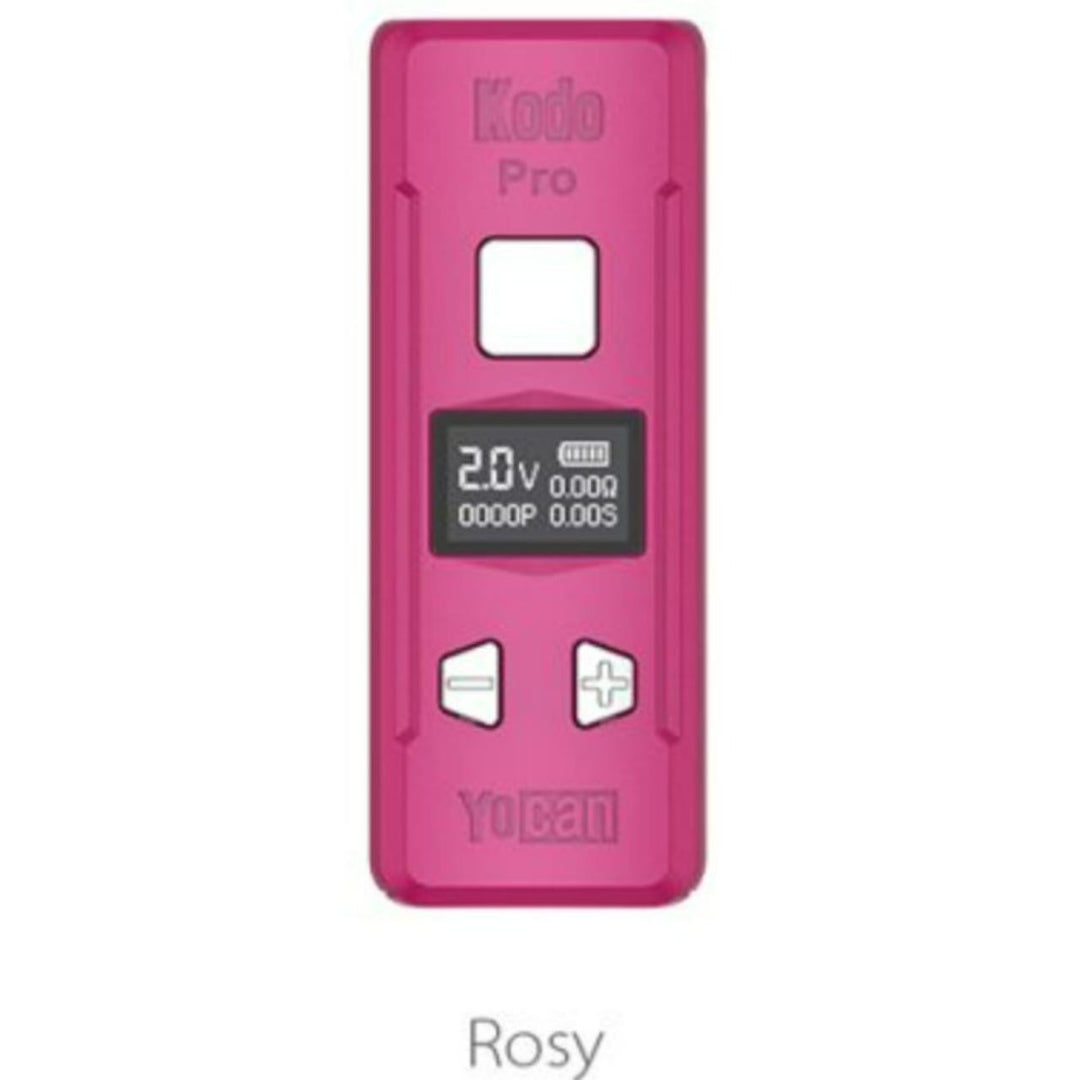 Yocan Kodo Pro 510 Thread Vape Cart Battery in Rosy