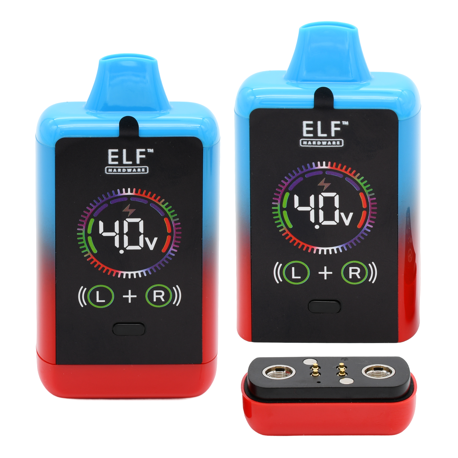 ELF Canndual Pro Discreet Dual 510 Thread Vape Cart Battery Vape Batt ELF Canndual Pro Discreet Dual 510 Thread Vape Cart Battery Vape Batt