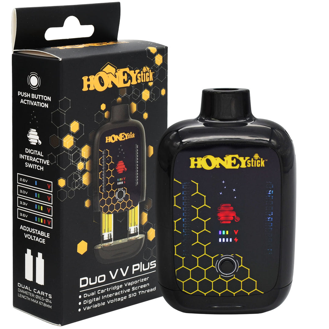 Honeystick DUO VV PLUS 510 Thread Vape Cart Battery Vape Batt Honeystick DUO VV PLUS 510 Thread Vape Cart Battery Vape Batt