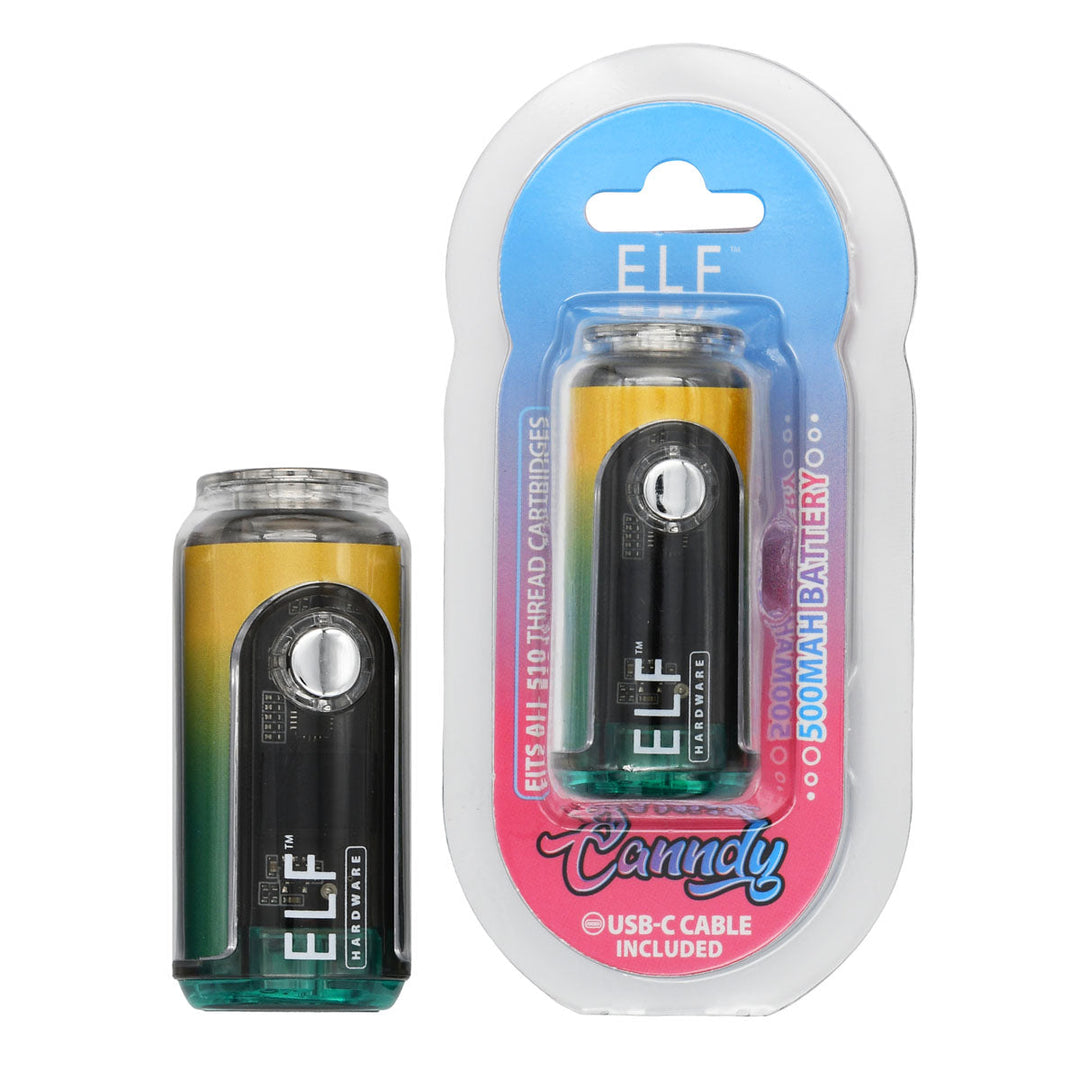 ELF Canndy Mini 510 Thread Vape Cart Battery Vape Batt ELF Canndy Mini 510 Thread Vape Cart Battery Vape Batt