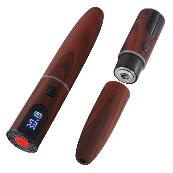 Open / Closed Ecigar 510 Thread Cartridge Battery - Mahogany