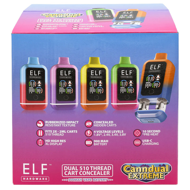 Elf Canndual Extreme 510 Thread Vape Cart Battery