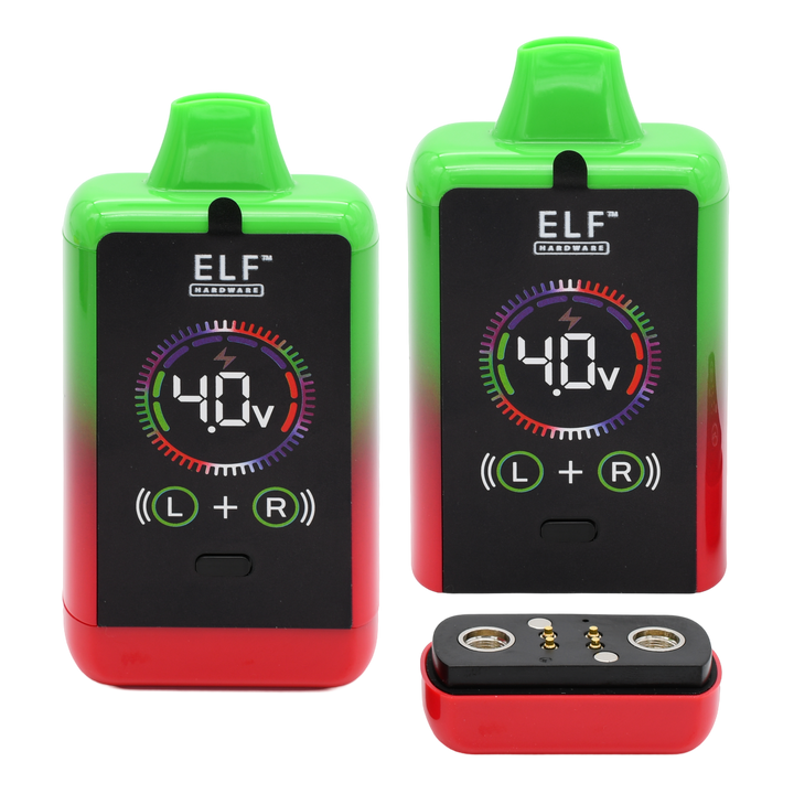 ELF Canndual Pro Discreet Dual 510 Thread Vape Cart Battery