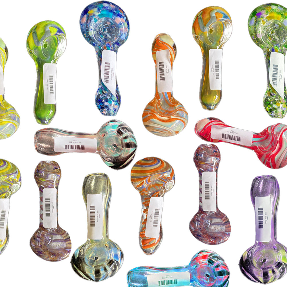 Assorted Glass Hand Pipes Glass Pipes Glass Pipes Assorted  
