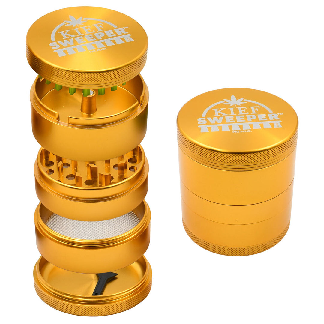5PC Herb Grinder - Kief Sweeper