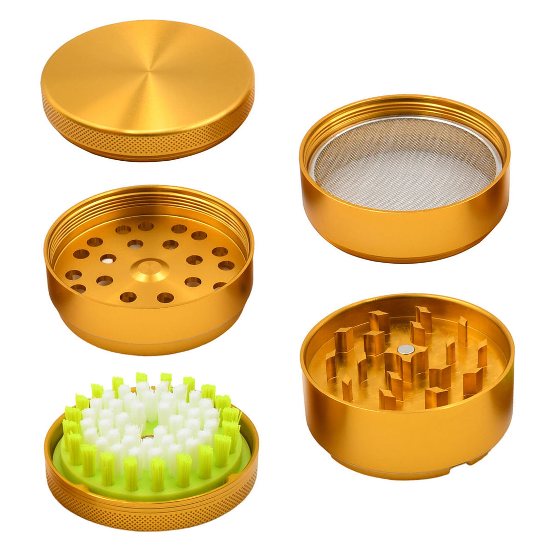 5PC Herb Grinder - Kief Sweeper