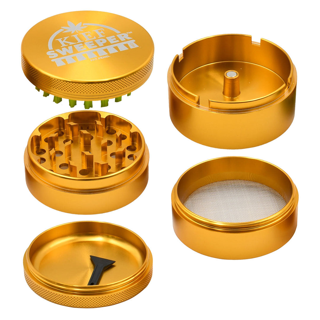 5PC Herb Grinder - Kief Sweeper