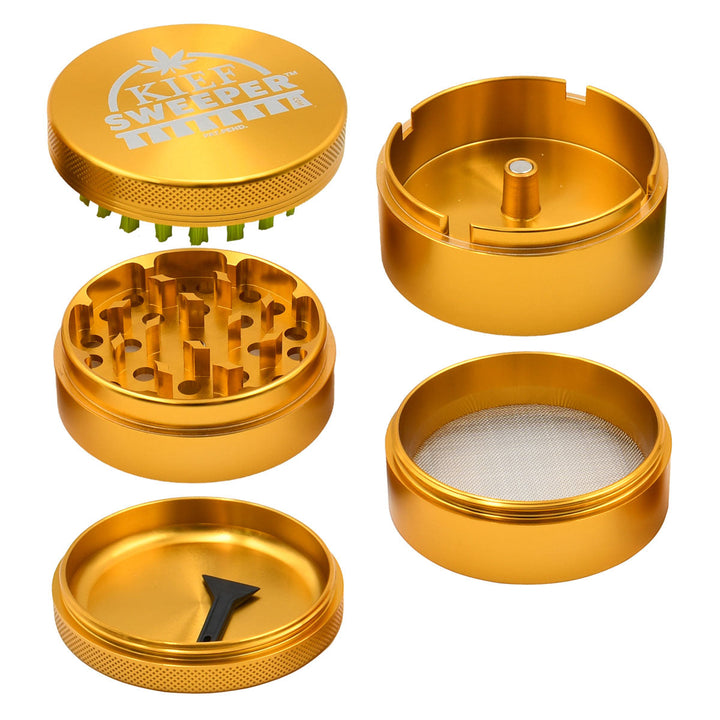 5PC Herb Grinder - Kief Sweeper