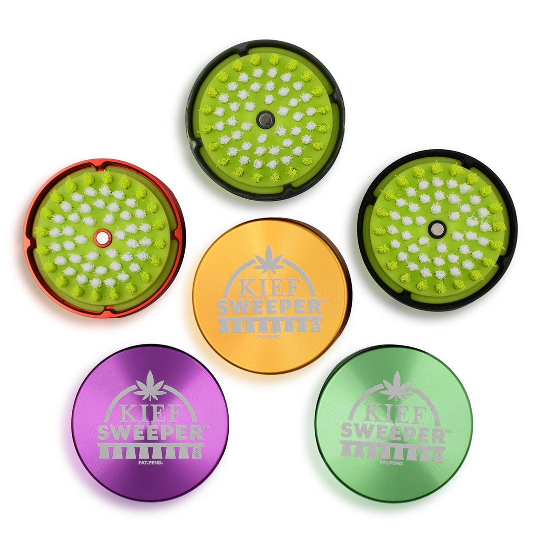 Compact Grinder Cleaning Brush by Kief Sweeper
