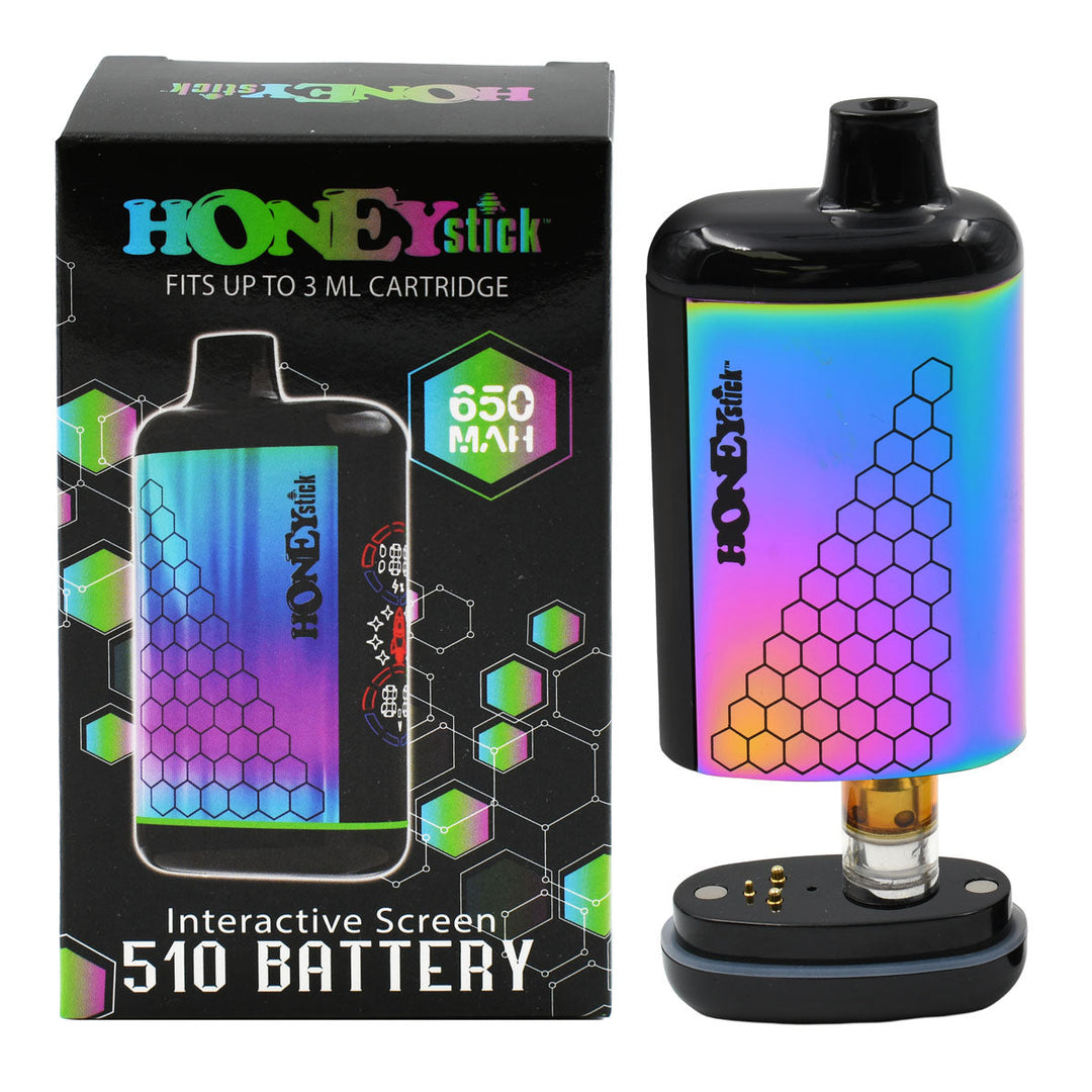 HoneyStick Interactive 510 Thread Vape Cart Battery Vape Batt HoneyStick Interactive 510 Thread Vape Cart Battery Vape Batt