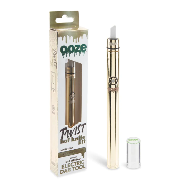 Ooze Twist Hot Knife Kit -  A 510 Thread Cart Pen Electric Dab Tool Tools Ooze Lucky Gold  