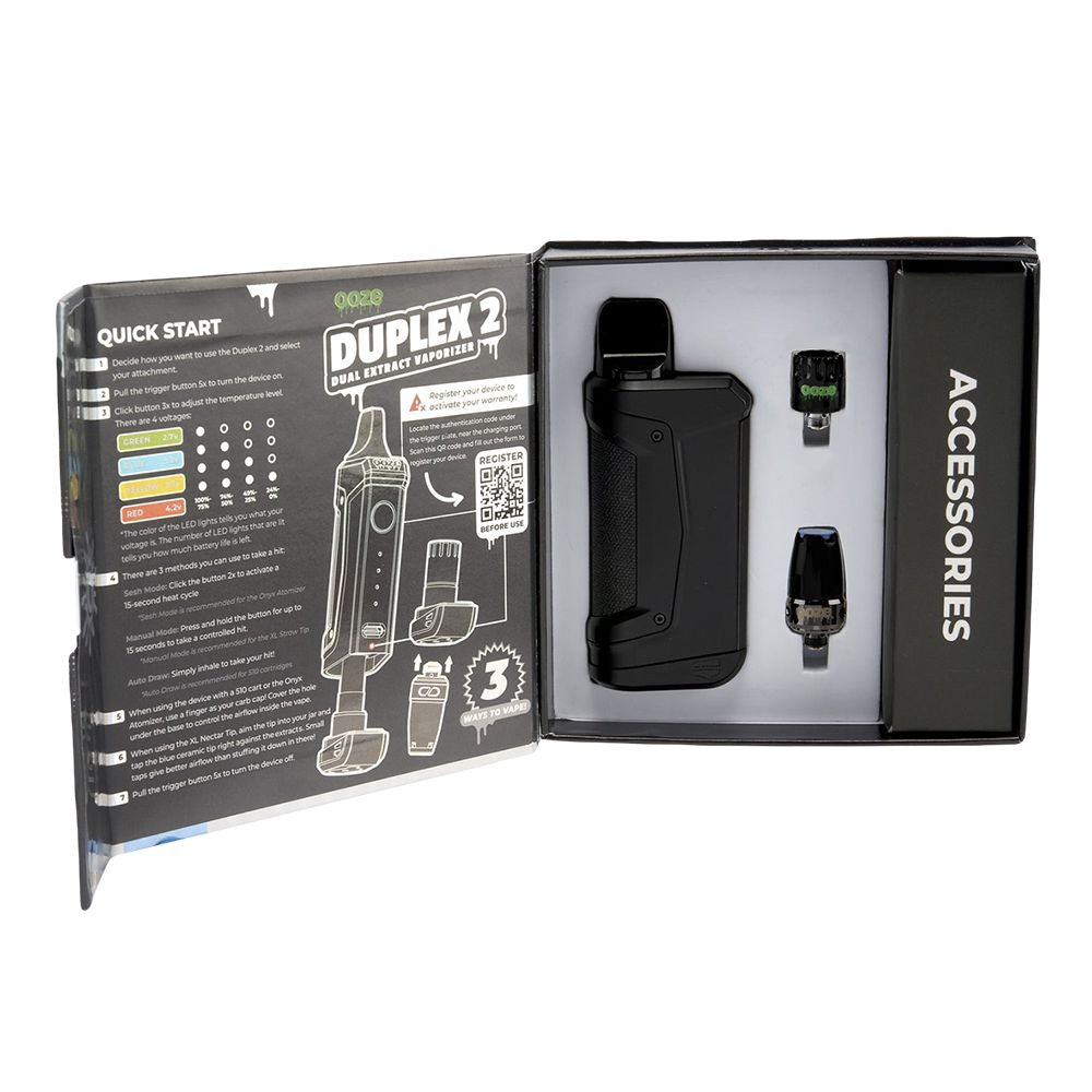 Ooze Duplex 2 - 510 Thread Vape Cart Battery Vape Batt Ooze Duplex 2 - 510 Thread Vape Cart Battery Vape Batt
