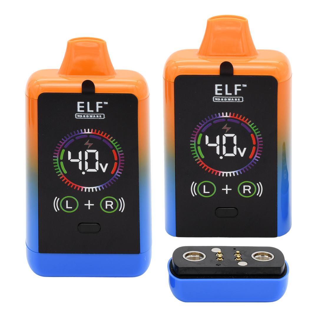 ELF Canndual Pro Discreet Dual 510 Thread Vape Cart Battery