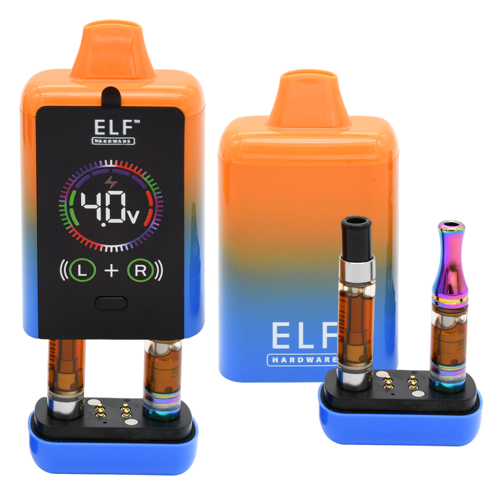 ELF Canndual Pro Discreet Dual 510 Thread Vape Cart Battery