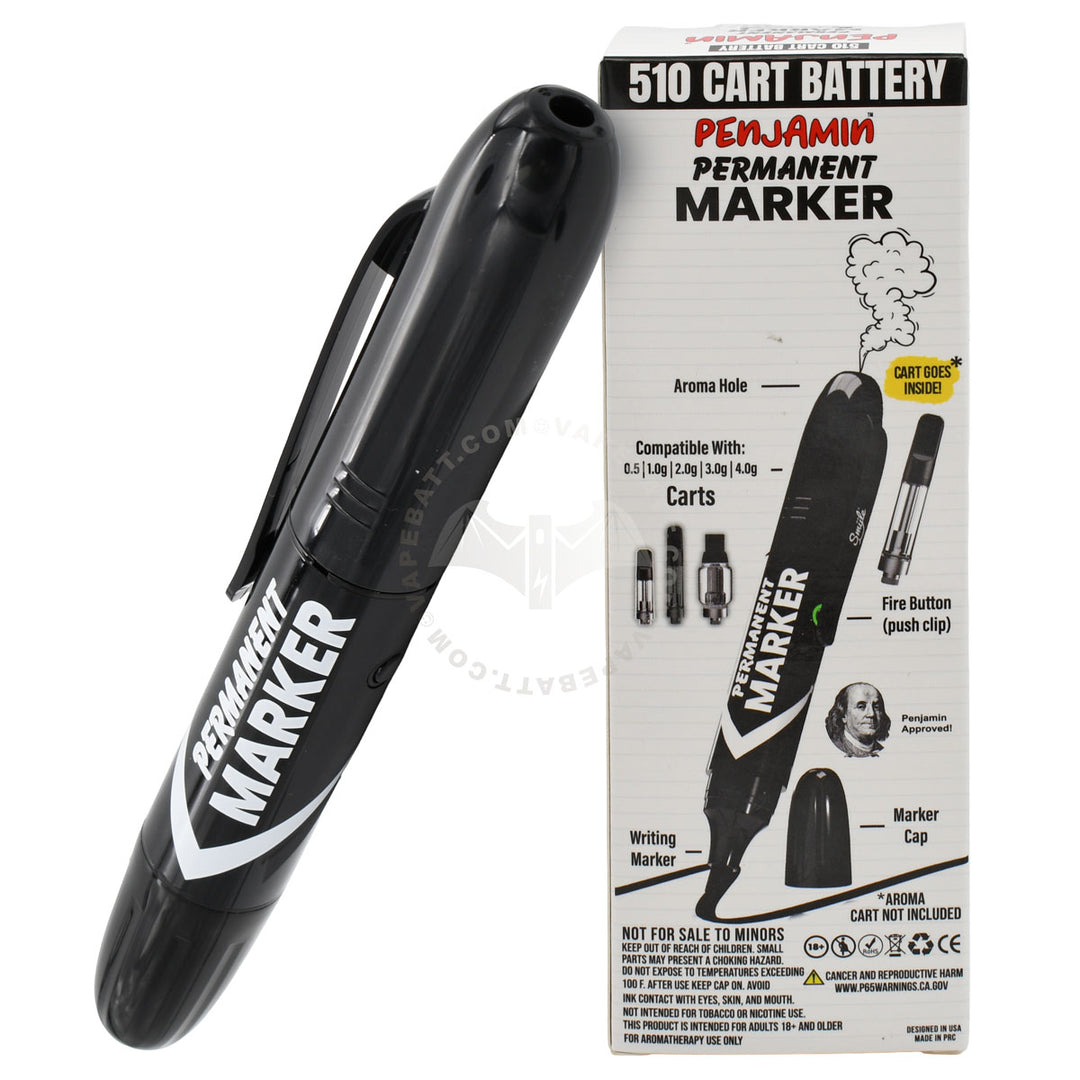 Black Marker Penjamin Cart Pen Battery with Packaging Box