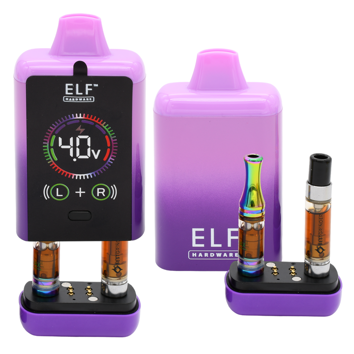 ELF Canndual Pro Discreet Dual 510 Thread Vape Cart Battery