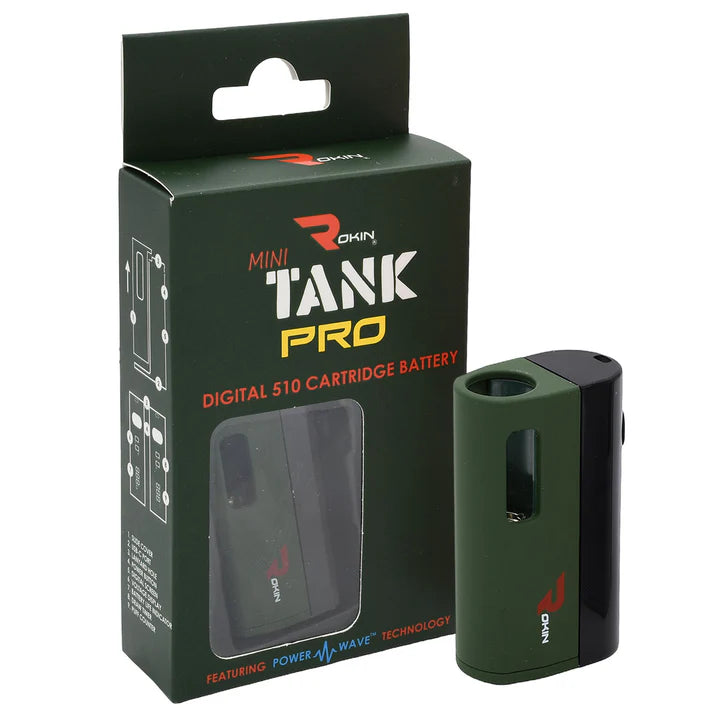 Rokin Mini Tank PRO 510 Thread Vape Cart Battery Vape Batt Rokin Mini Tank PRO 510 Thread Vape Cart Battery Vape Batt
