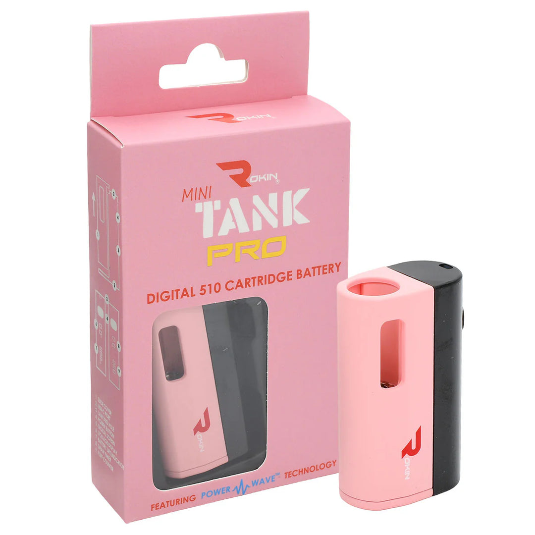 Rokin Mini Tank PRO 510 Thread Vape Cart Battery Vape Batt Rokin Mini Tank PRO 510 Thread Vape Cart Battery Vape Batt
