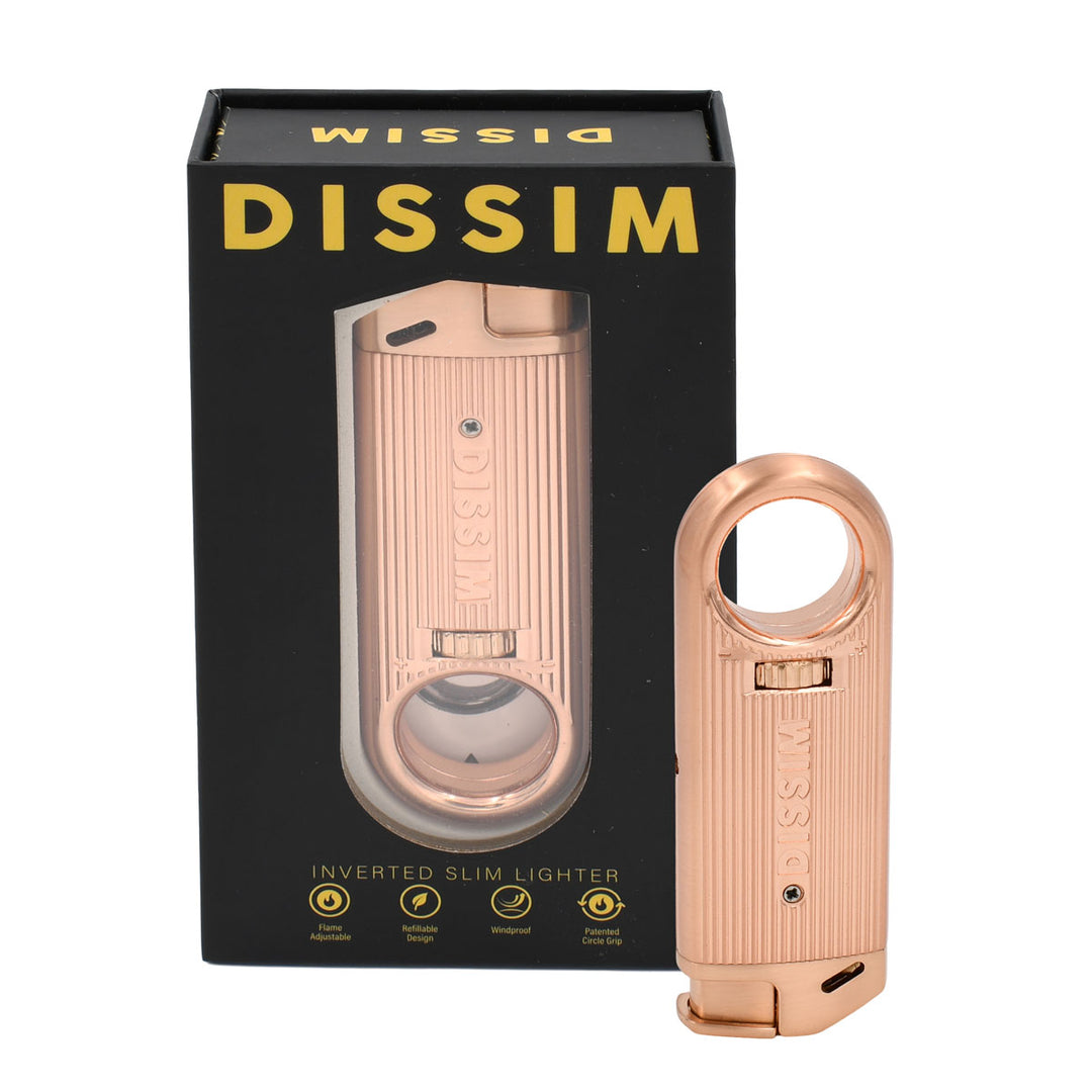 Dissim Slim Soft-Flame Metal Lighter