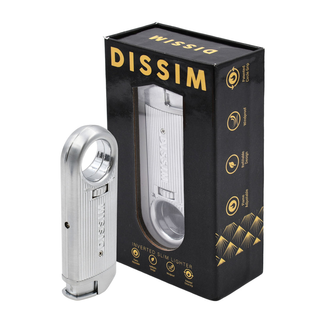 Dissim Slim Soft-Flame Metal Lighter
