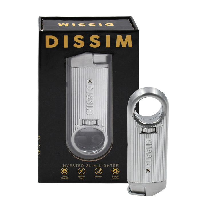 Dissim Slim Soft-Flame Metal Lighter