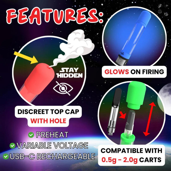 Smyle Labs Danksaber 510 Thread Cart Vape Pen Battery