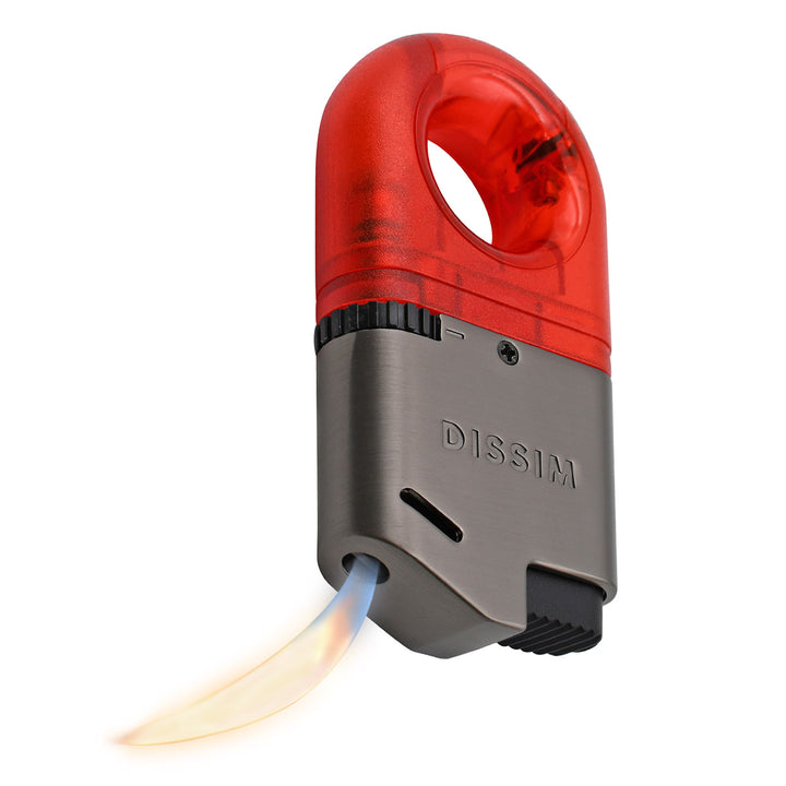 Dissim Sport Butane Soft Flame Pipe Lighter Lighters Dissim Red  