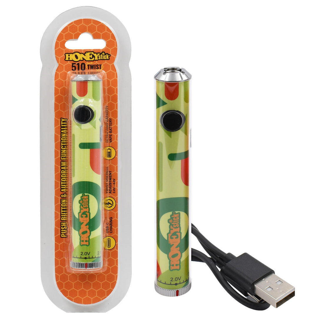 510 Twist Vape Pen Battery - Variable Voltage 650mAh Capacity Vape Batt 510 Twist Vape Pen Battery - Variable Voltage 650mAh Capacity Vape Batt