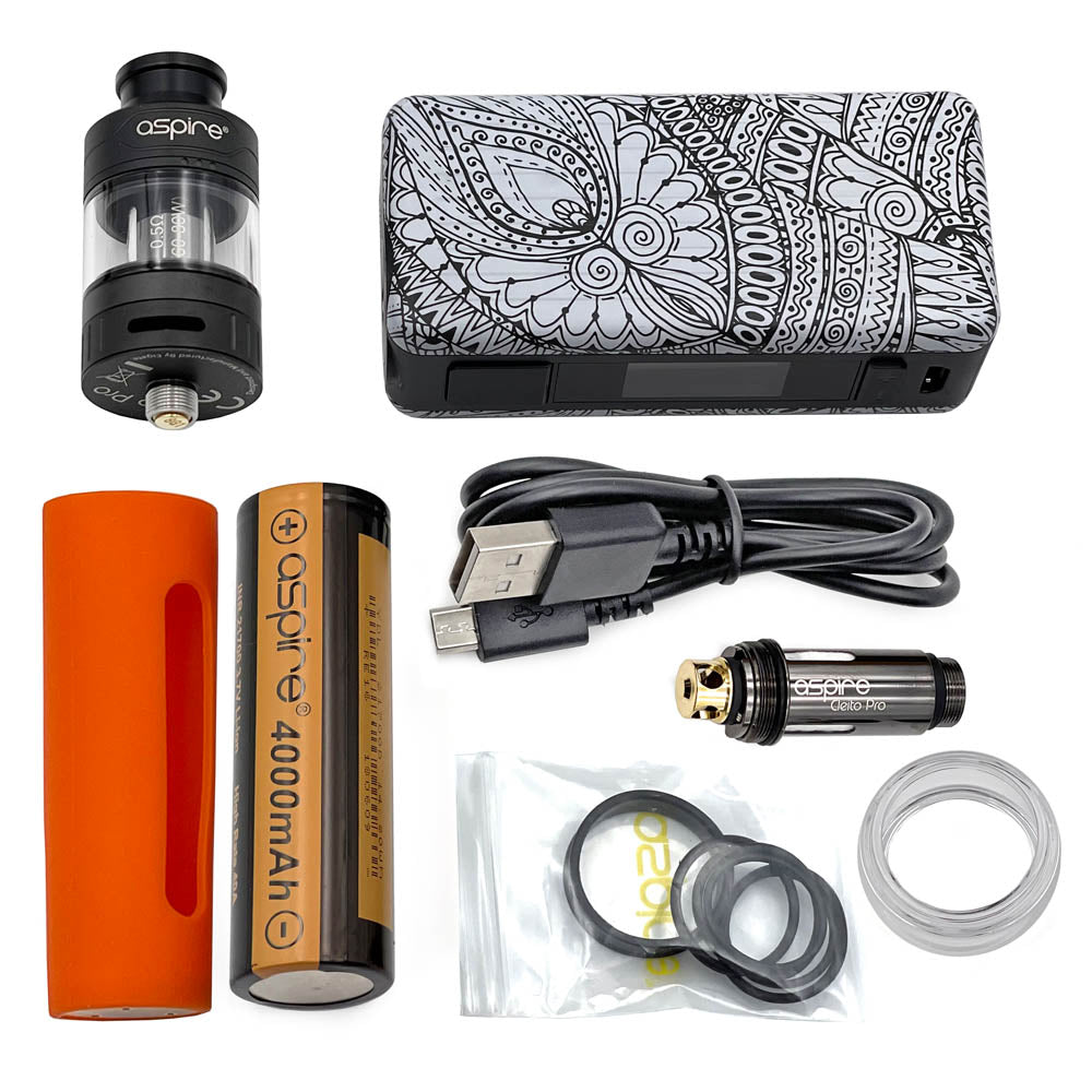 Aspire Puxos E-Juice Box Mod Vape Kit Vape Batt Aspire Puxos E-Juice Box Mod Vape Kit Vape Batt