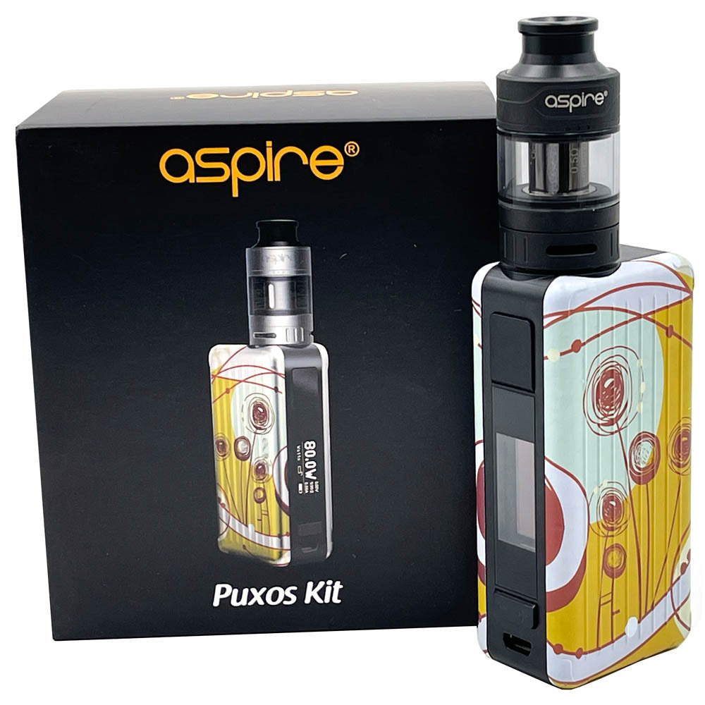 Aspire Puxos E-Juice Box Mod Vape Kit Vape Batt Aspire Puxos E-Juice Box Mod Vape Kit Vape Batt
