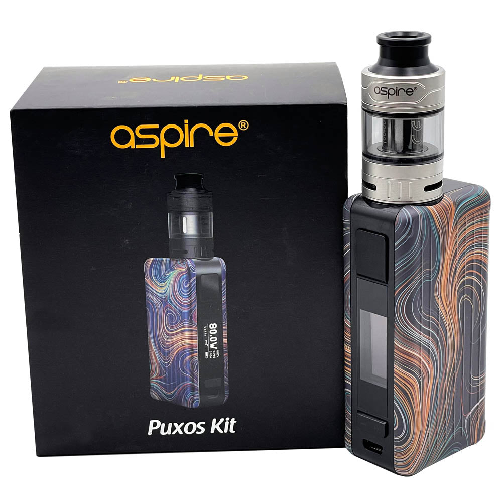 Aspire Puxos E-Juice Box Mod Vape Kit Vape Batt Aspire Puxos E-Juice Box Mod Vape Kit Vape Batt