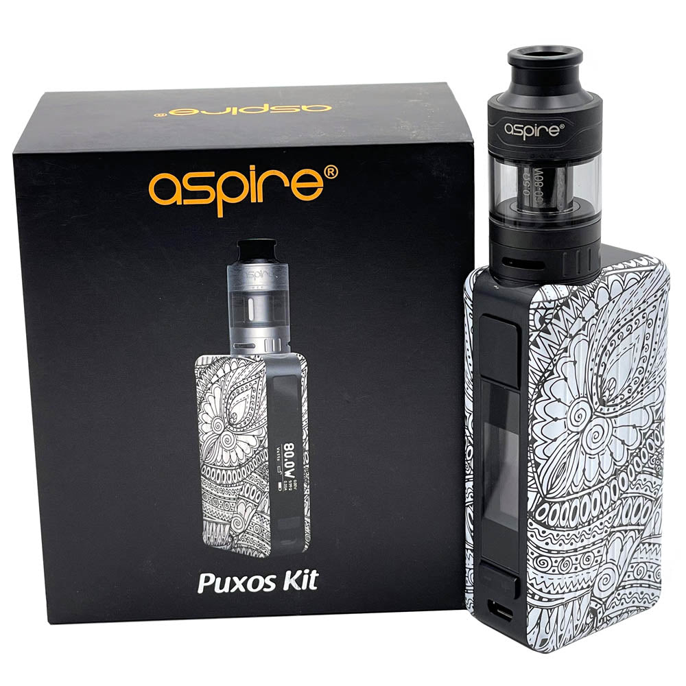 Aspire Puxos E-Juice Box Mod Vape Kit Vape Batt Aspire Puxos E-Juice Box Mod Vape Kit Vape Batt