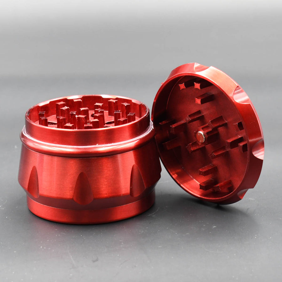SharpStone 4-piece aluminum metal herb grinder with scraper