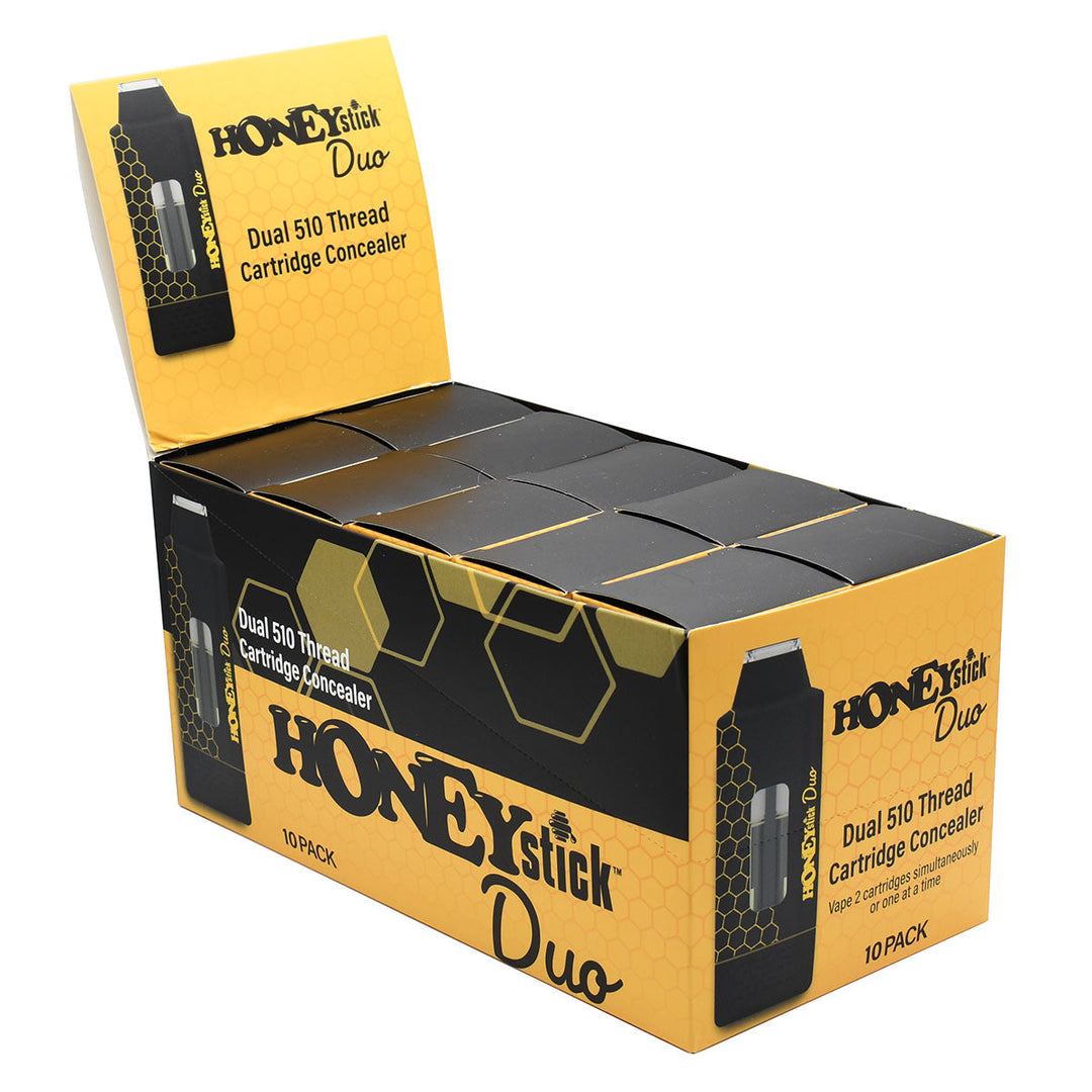 HoneyStick DUO Cartridge Vape - Autodraw Dual 510 Cart Battery Cartridge Battery vaporhoneystick DUO POP - 10pc  