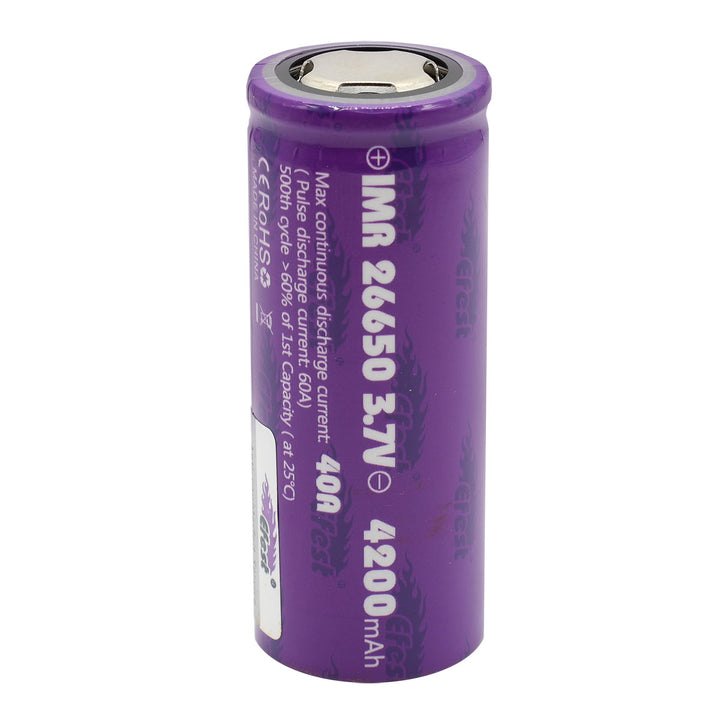 IMR 26650 3.7V 4200mAh Rechargeable Battery Vape Accessories Efest   
