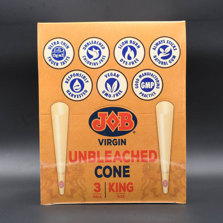 JOB Unbleached Pre-Rolled Cone Paper  JOB 3 Pack  